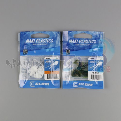 [클램] 마키 플라스틱스 제이미 1.1인치 (2.8cm) 얼음송어웜