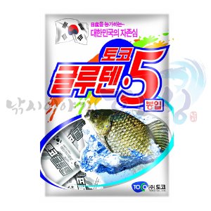 [토코] 글루텐5 / 5봉포장 / 떡밥